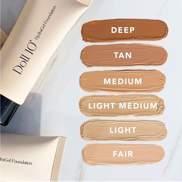 Doll 10 DEEP HydraGel Foundation 1 oz. (Made in Italy) NEW - Picture 6 of 12